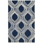 Safavieh Chatham 758 Rug, CHT758 - Dark Blue / Ivory