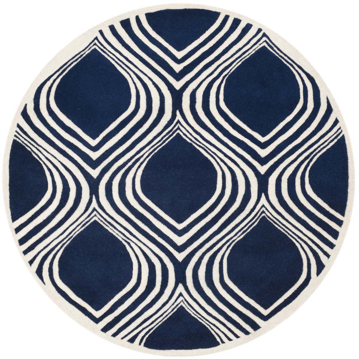 Safavieh Chatham 758 Rug, CHT758 - Dark Blue / Ivory