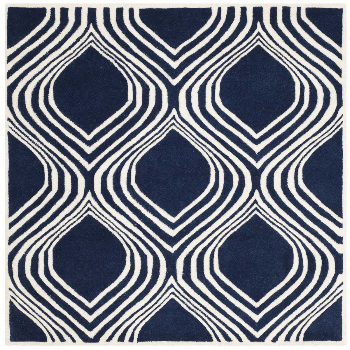 Safavieh Chatham 758 Rug, CHT758 - Dark Blue / Ivory