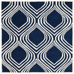 Safavieh Chatham 758 Rug, CHT758 - Dark Blue / Ivory