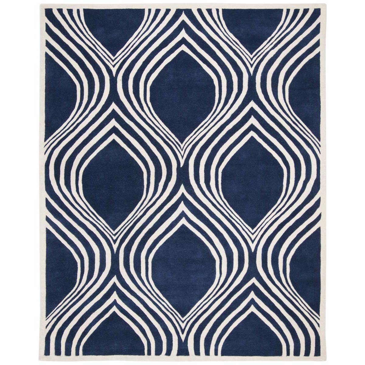 Safavieh Chatham 758 Rug, CHT758 - Dark Blue / Ivory