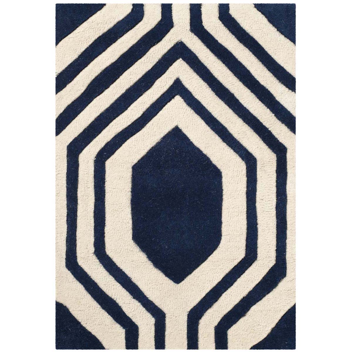 Safavieh Chatham 760 Rug, CHT760 - Dark Blue / Ivory
