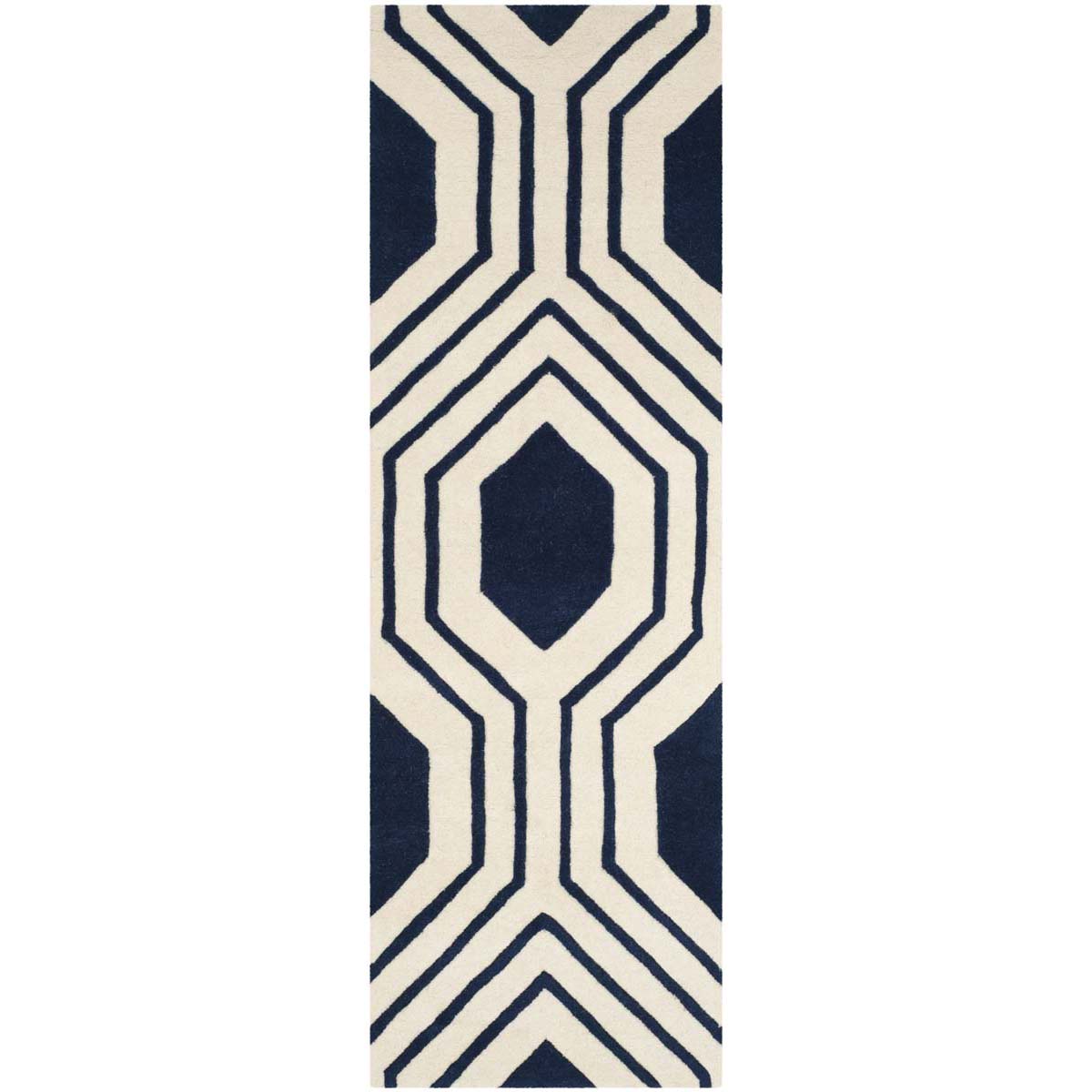 Safavieh Chatham 760 Rug, CHT760 - Dark Blue / Ivory