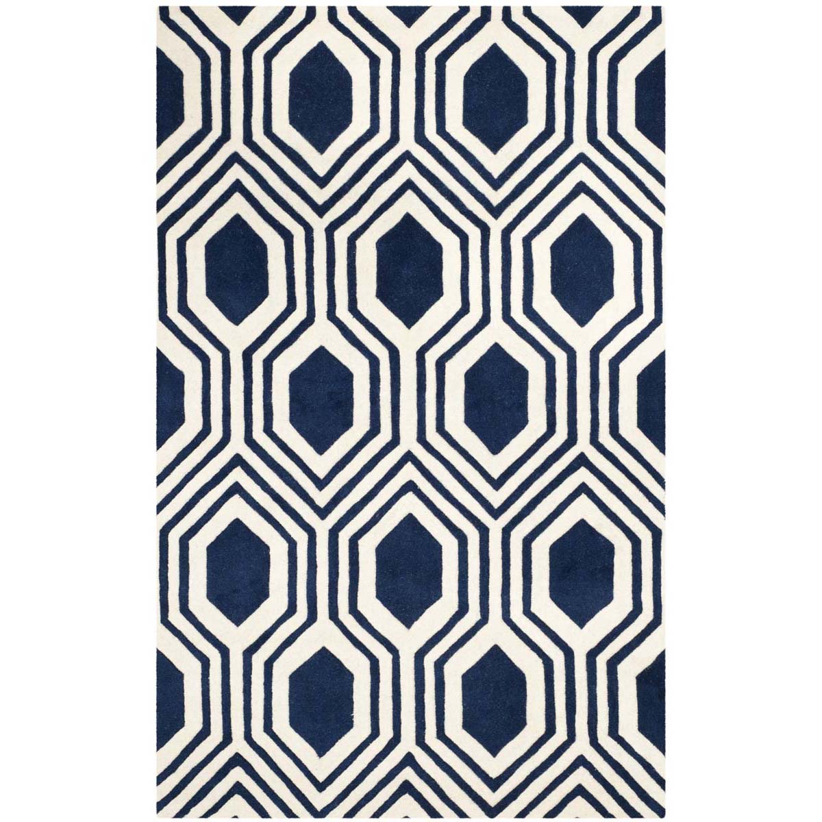 Safavieh Chatham 760 Rug, CHT760 - Dark Blue / Ivory