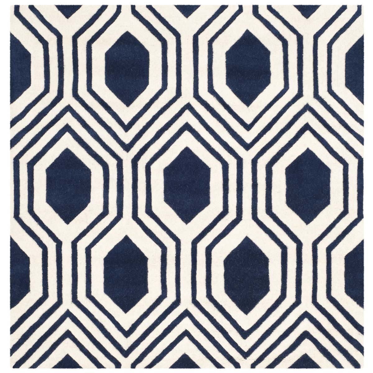 Safavieh Chatham 760 Rug, CHT760 - Dark Blue / Ivory