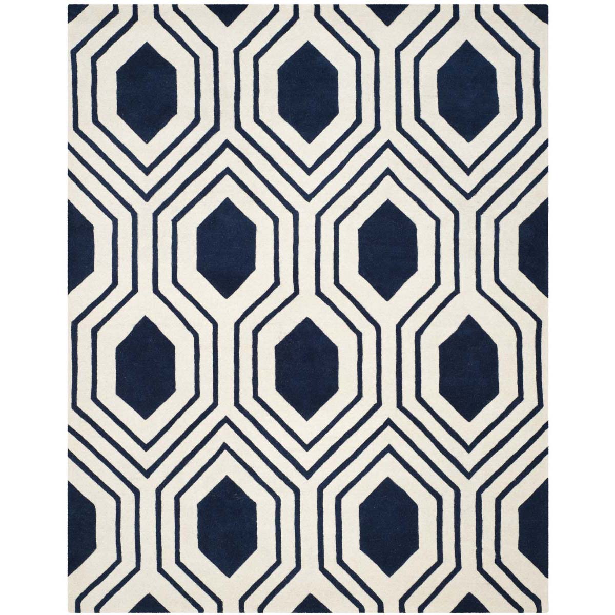 Safavieh Chatham 760 Rug, CHT760 - Dark Blue / Ivory