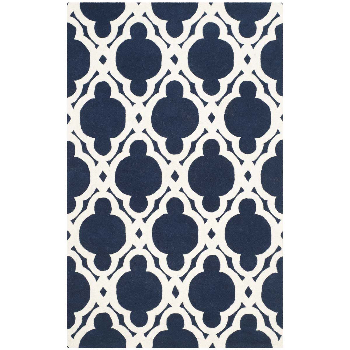 Safavieh Chatham 762 Rug, CHT762 - Dark Blue / Ivory