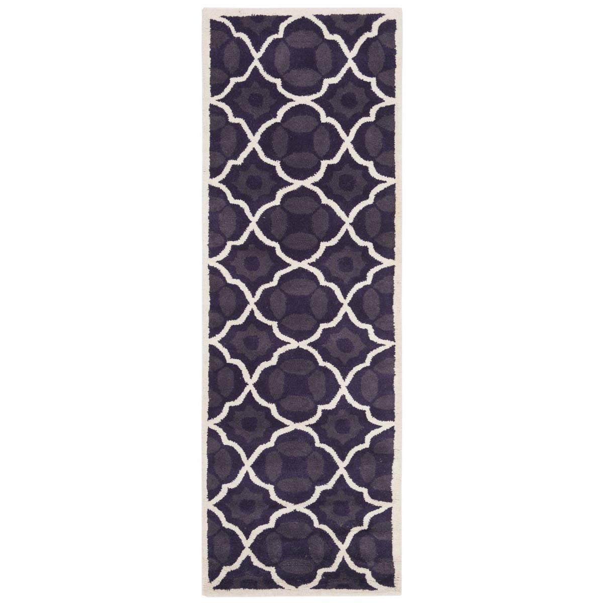 Safavieh Chatham 821 Rug, CHT821 - Purple / Ivory