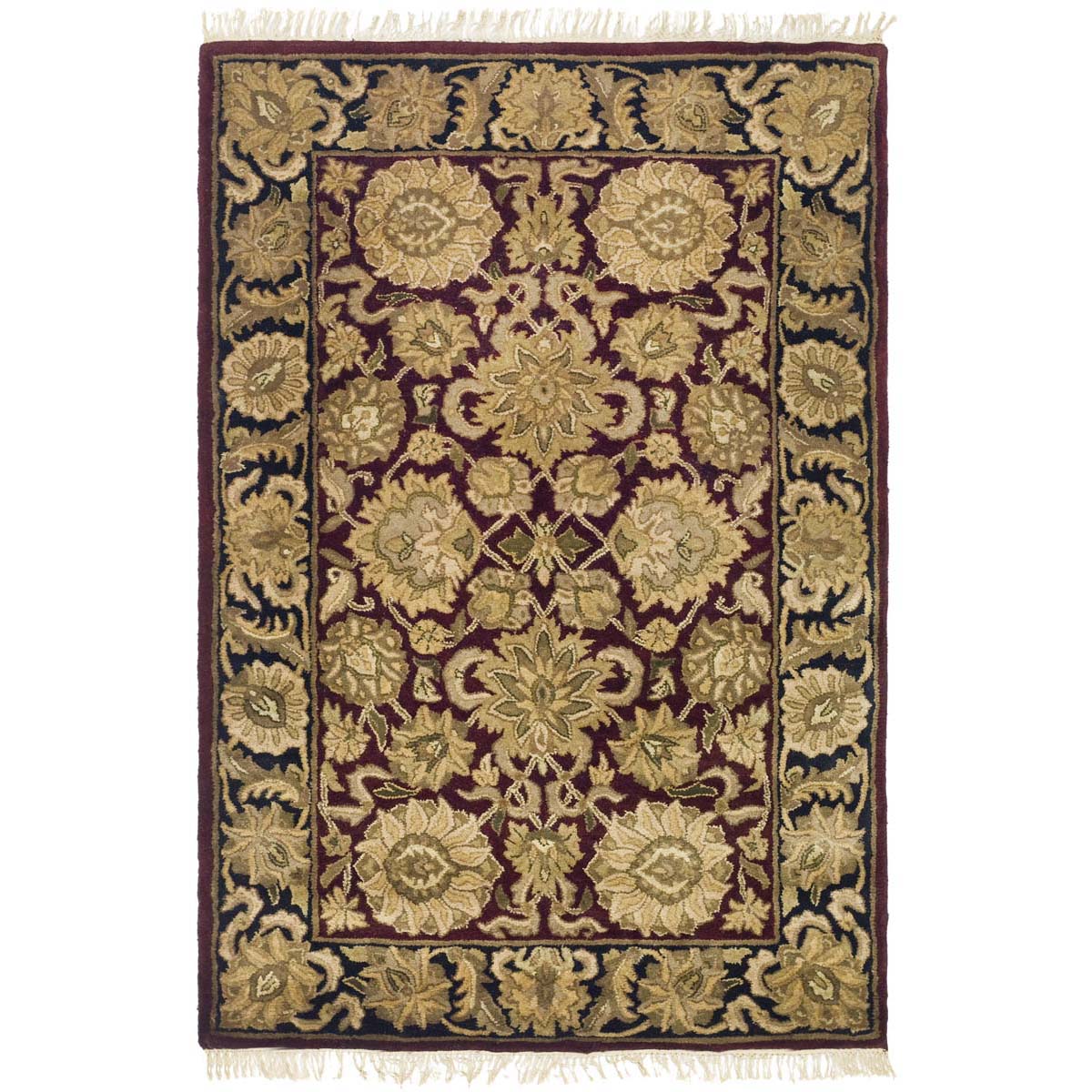 Safavieh Classic 54A Rug, CL254A - Burgundy / Black