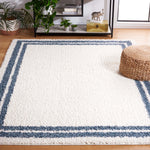 Safavieh Calico Shag 100 Rug, CLC100 - Ivory / Blue