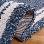 Safavieh Calico Shag 100 Rug, CLC100 - Blue / Ivory