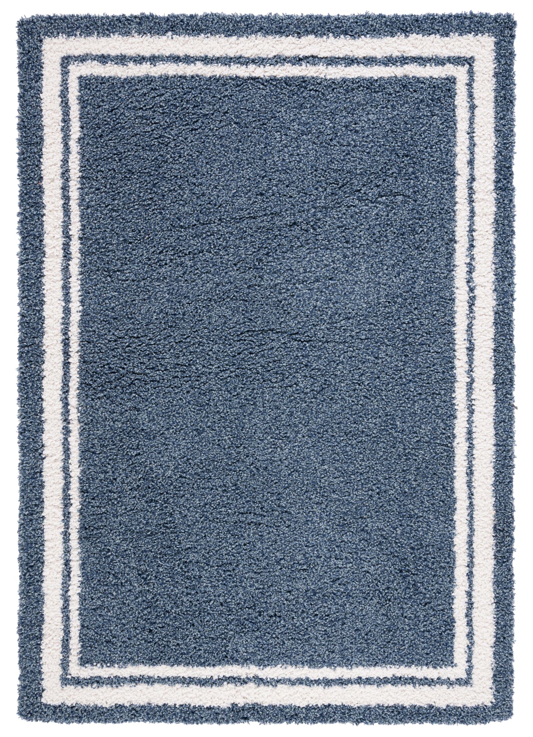 Safavieh Calico Shag 100 Rug, CLC100 - Blue / Ivory