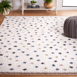 Safavieh Calico Shag 102 Rug, CLC102 - Ivory / Taupe