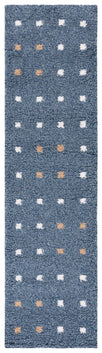 Safavieh Calico Shag 102 Rug, CLC102 - Blue / Ivory