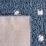 Safavieh Calico Shag 102 Rug, CLC102 - Blue / Ivory