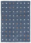 Safavieh Calico Shag 102 Rug, CLC102 - Blue / Ivory