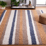 Safavieh Calico Shag 104 Rug, CLC104 - Taupe / Ivory
