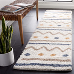 Safavieh Calico Shag 106 Rug, CLC106 - Ivory / Taupe