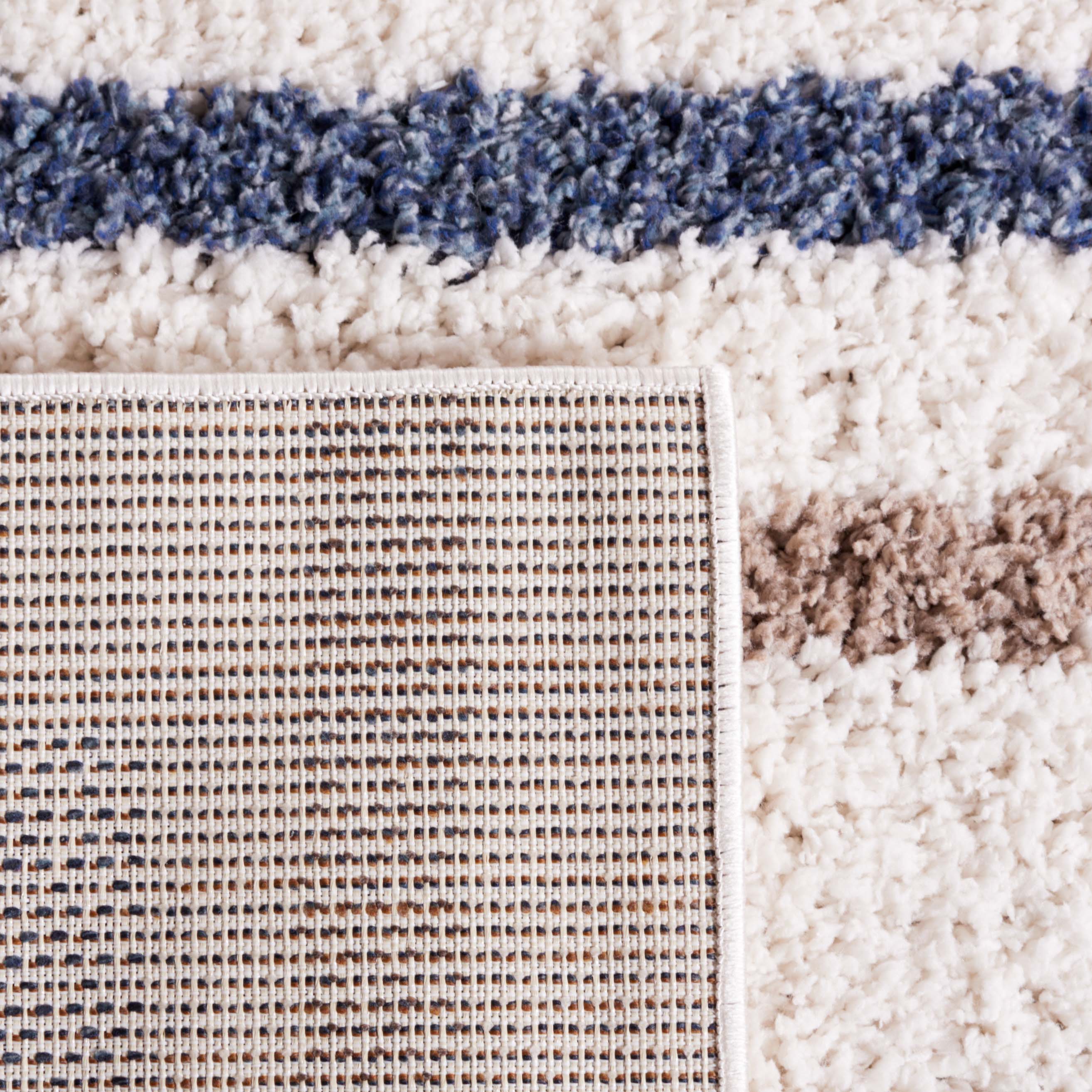 Safavieh Calico Shag 106 Rug, CLC106 - Ivory / Taupe