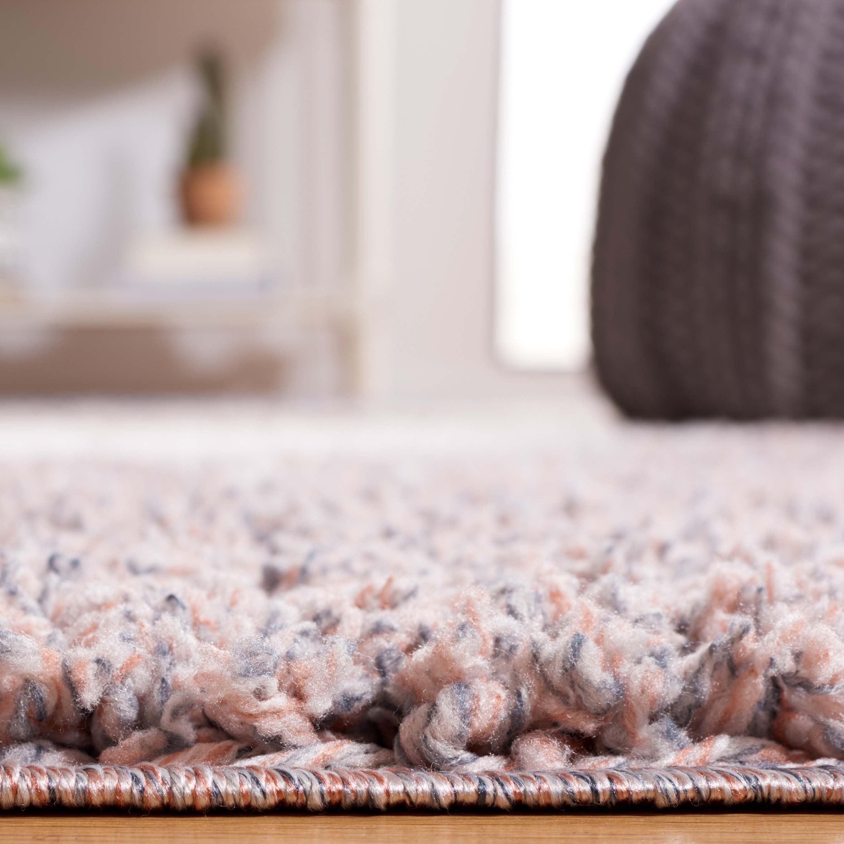 Safavieh Calico Shag 108 Rug, CLC108 - Taupe / Blue