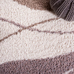 Safavieh Calico Shag 108 Rug, CLC108 - Taupe / Blue