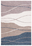 Safavieh Calico Shag 108 Rug, CLC108 - Taupe / Blue