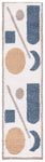 Safavieh Calico Shag 114 Rug, CLC114 - Ivory / Blue