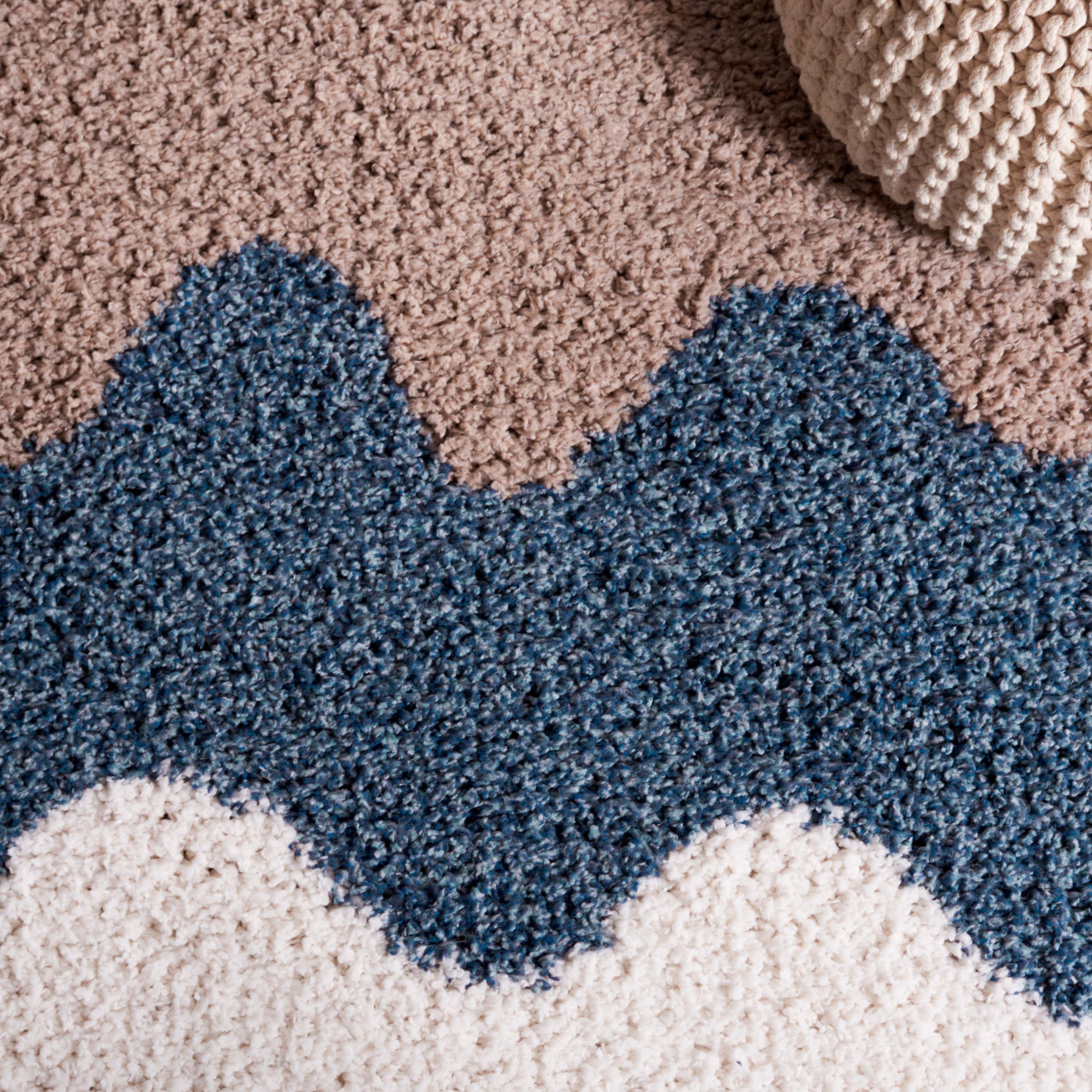 Safavieh Calico Shag 116 Rug, CLC116 - Black / Taupe