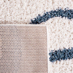 Safavieh Calico Shag 118 Rug, CLC118 - Ivory / Blue