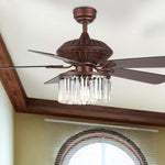 Safavieh Laurila Ceiling Fan/Remote , CLF1025 - Rust