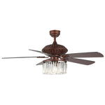 Safavieh Laurila Ceiling Fan/Remote , CLF1025 - Rust