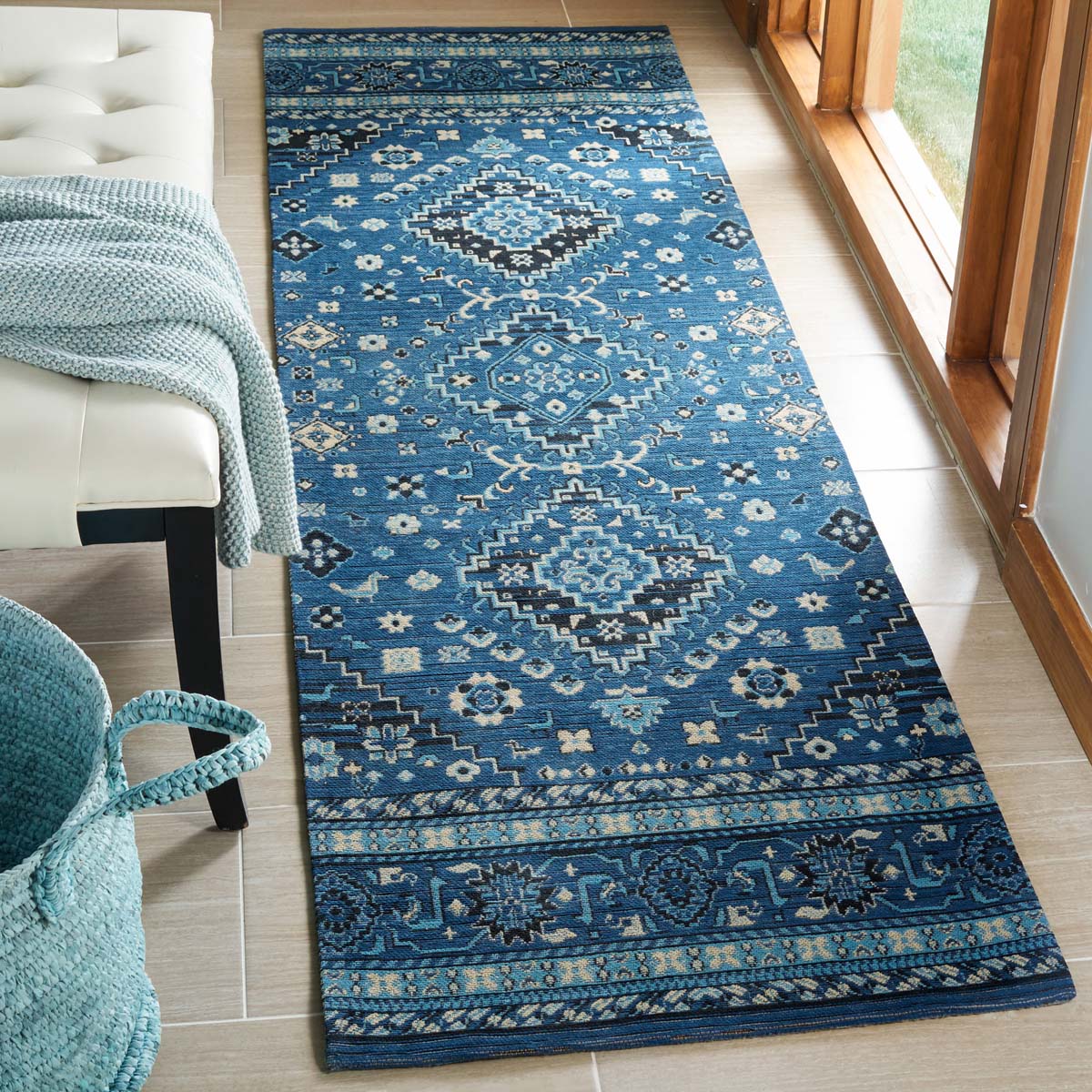 Safavieh Classic Vintage 101 Rug, CLV101 - Blue / Charcoal