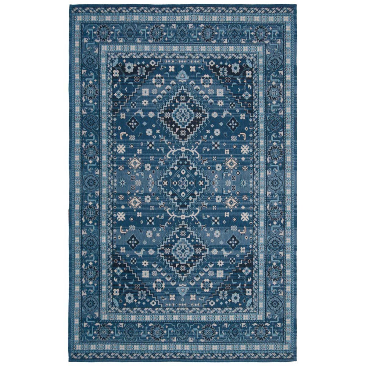 Safavieh Classic Vintage 101 Rug, CLV101 - Blue / Charcoal