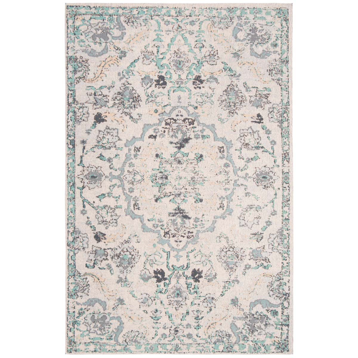 Safavieh Classic Vintage 102 Rug, CLV102 - Grey / Turquoise
