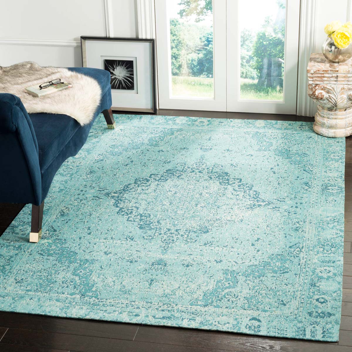 Safavieh Classic Vintage 110 Rug, CLV110 - Teal