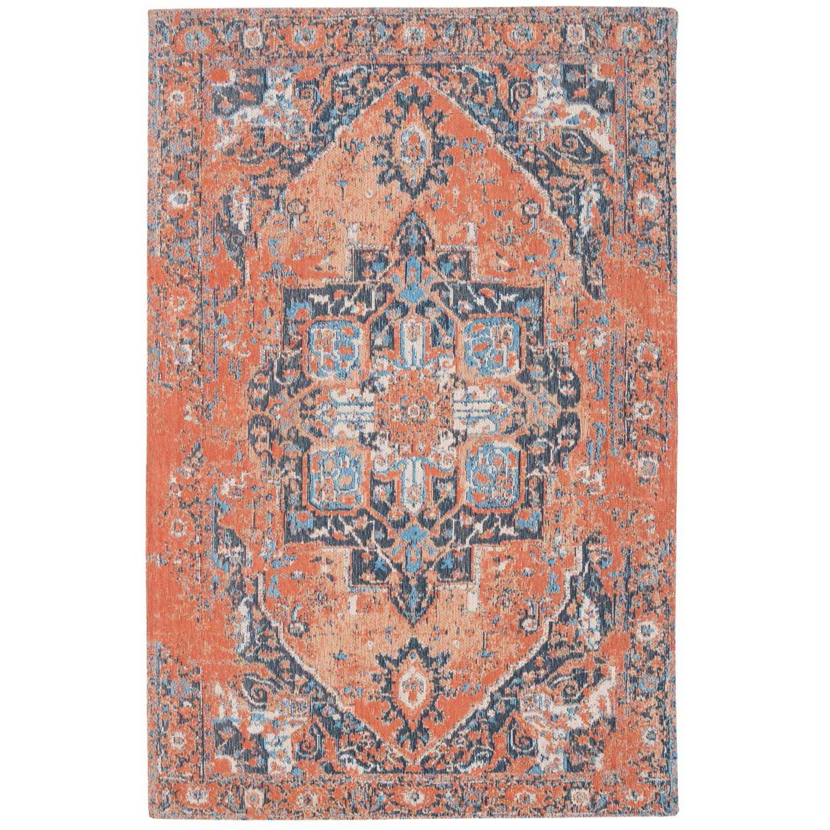 Safavieh Classic Vintage 111 Rug, CLV111 - Orange / Navy