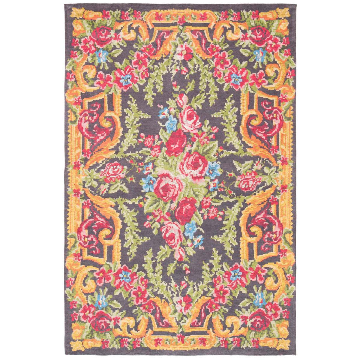 Safavieh Classic Vintage 112 Rug, CLV112 - Grey / Rose