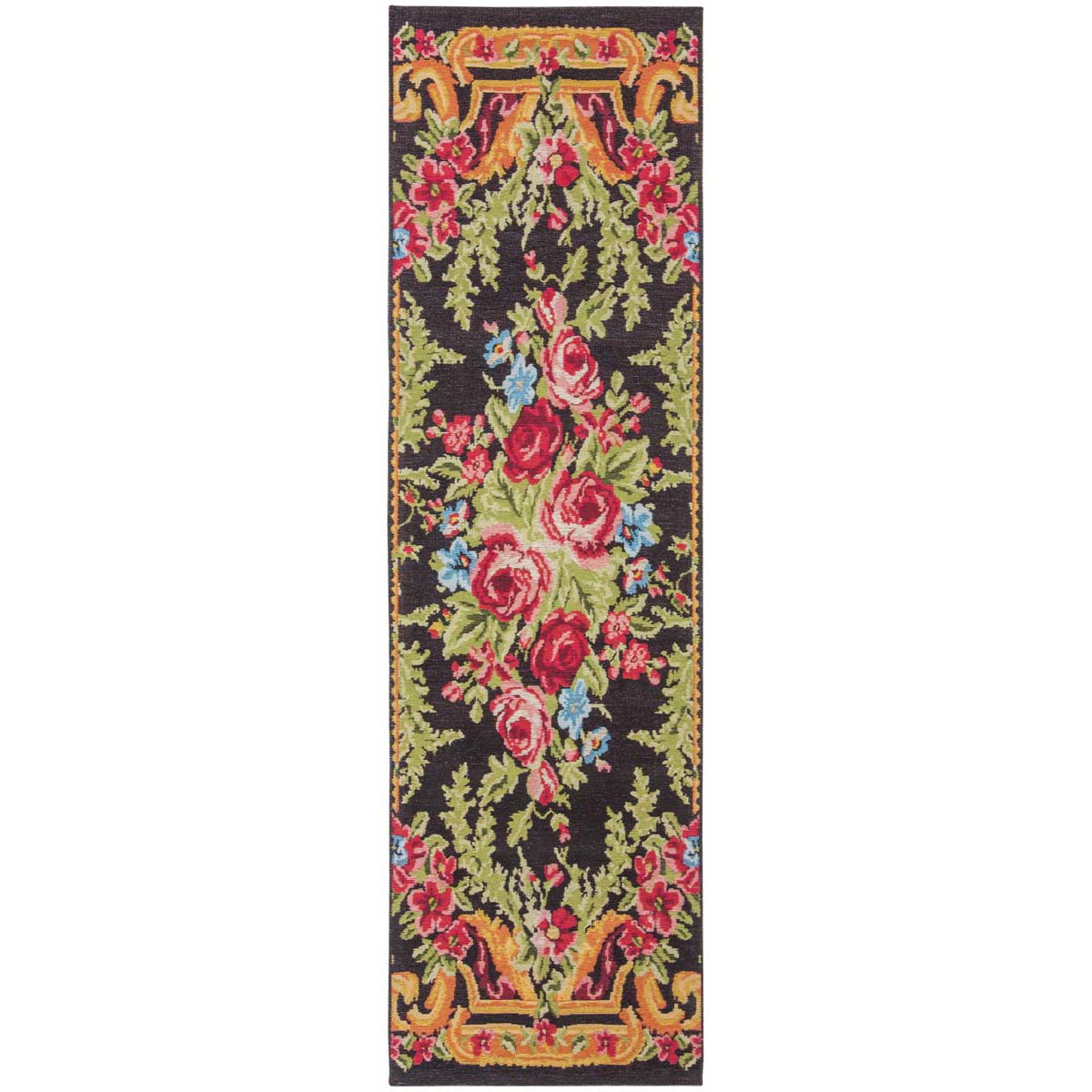 Safavieh Classic Vintage 112 Rug, CLV112 - Black / Rose