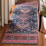 Safavieh Classic Vintage 114 Rug, CLV114 - Navy / Pink