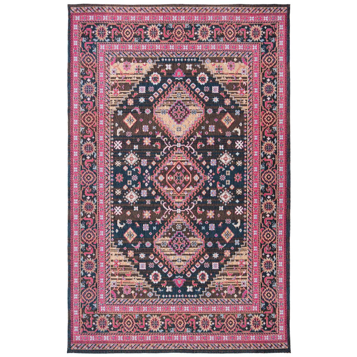 Safavieh Classic Vintage 114 Rug, CLV114 - Navy / Pink