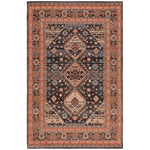 Safavieh Classic Vintage 114 Rug, CLV114 - Black / Rust