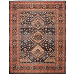 Safavieh Classic Vintage 114 Rug, CLV114 - Black / Rust