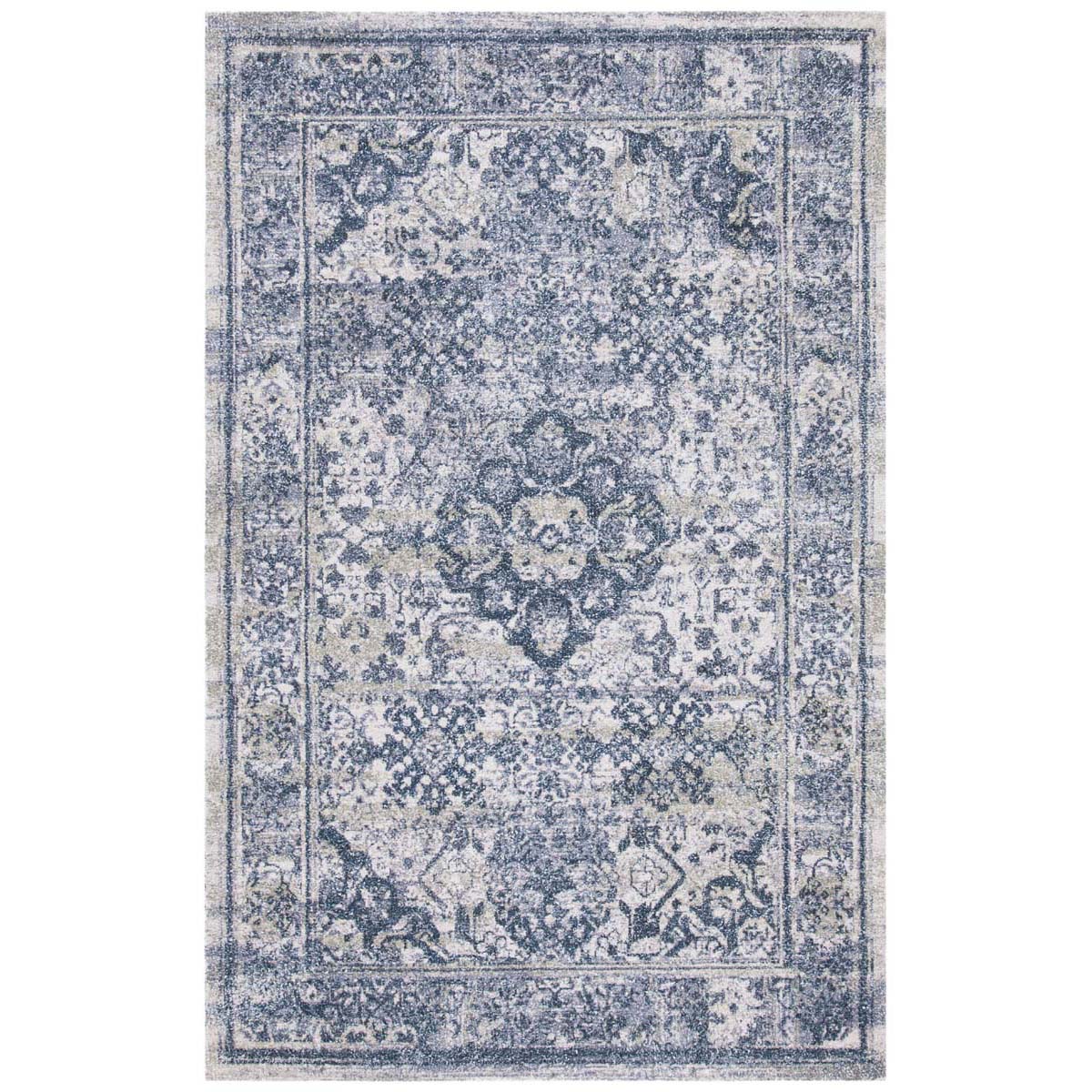 Safavieh Classic Vintage 201 Rug, CLV201 - Navy / Sage