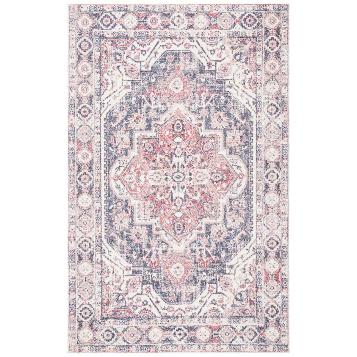 Safavieh Classic Vintage 203 Rug, CLV203 - Red / Blue