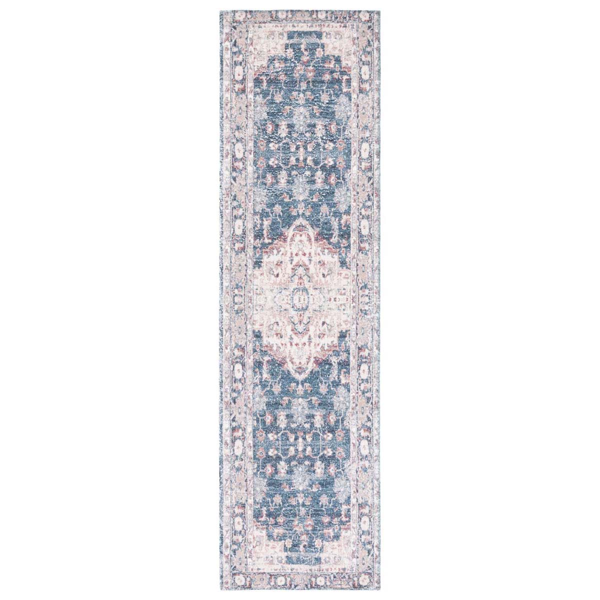 Safavieh Classic Vintage 206 Rug, CLV206 - Light Blue / Rust
