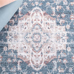 Safavieh Classic Vintage 206 Rug, CLV206 - Light Blue / Rust