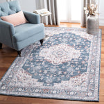 Safavieh Classic Vintage 206 Rug, CLV206 - Light Blue / Rust