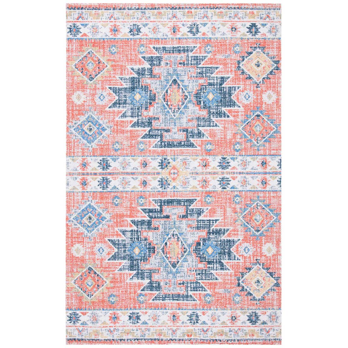 Safavieh Classic Vintage 208 Rug, CLV208 - Blue / Rust