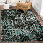 Safavieh Classic Vintage 221 Rug, CLV221 - Teal / Black
