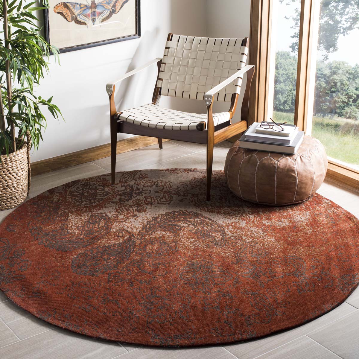 Safavieh Classic Vintage 222 Rug, CLV222 - Rust / Brown